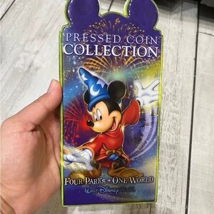 RARE Walt Disney World Pressed Coin Collection Book